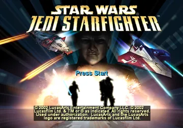 Star Wars - Jedi Starfighter screen shot title